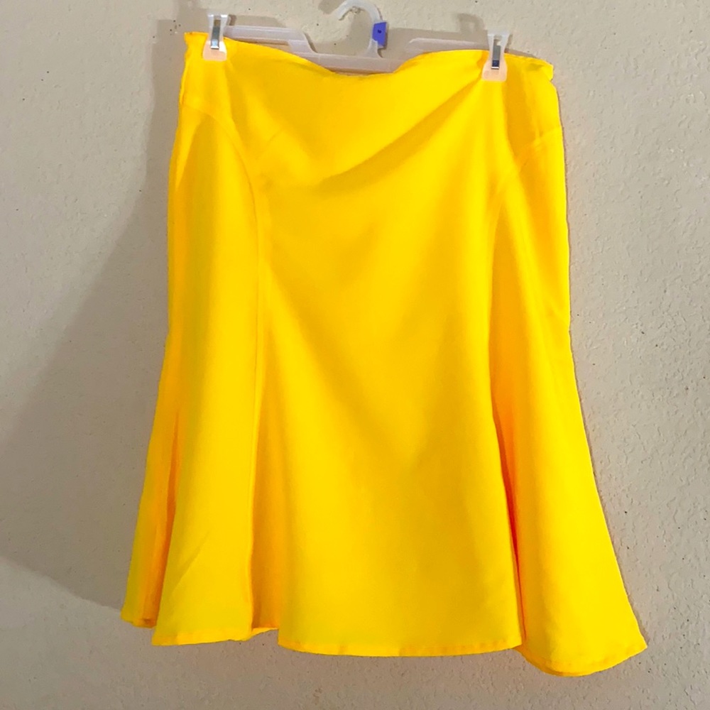 Women’s yellow skirt